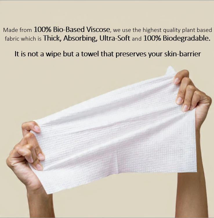 Disposable Face Towels XL  Pack of 50